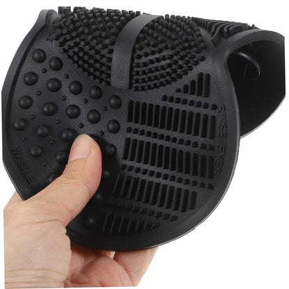 Multi-Functional Makeup Brush Cleaner Silicone Cleaning Pad for Eyeshadow Foundation More Safe for Brushes