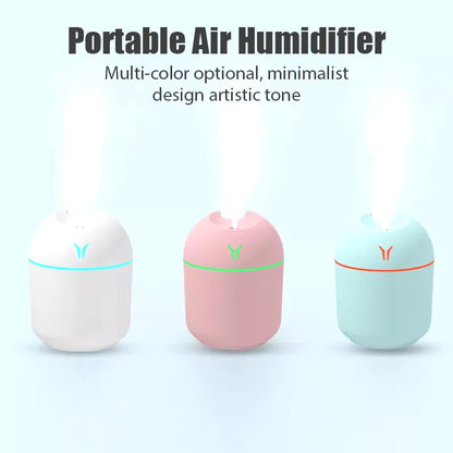 250ML Mini Aroma Oil Diffuser USB Essential Oil Atomizer Electric Air Humidifier with LED Night Lamp for Home Car