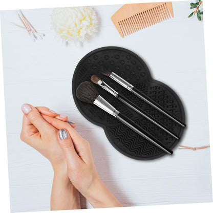 Multi-Functional Makeup Brush Cleaner Silicone Cleaning Pad for Eyeshadow Foundation More Safe for Brushes